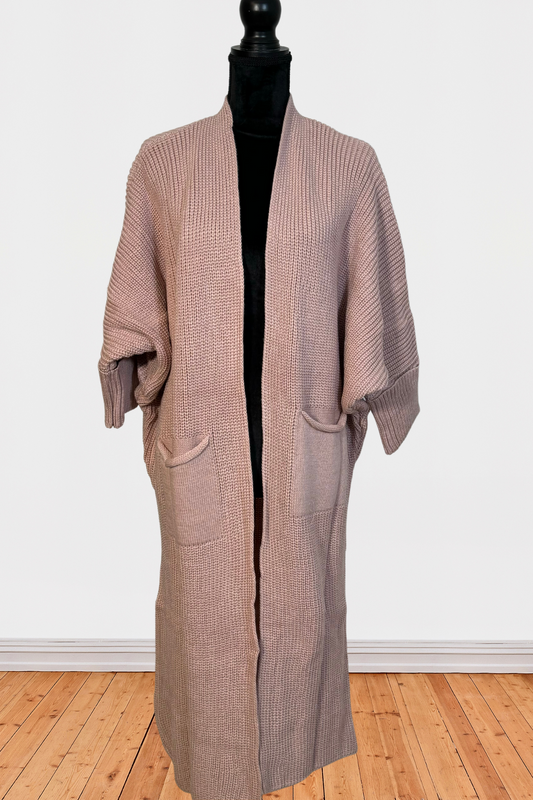 Maxi Stickad Cardigan